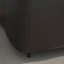 Outsunny L-Shaped Rattan Corner Sofa Cover Waterproof Oxford Fabric 250x250x79cm