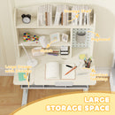 AIYAPLAY Kids Desk, Study Desk For Kids Height Adjustable With Tilt-Desktop