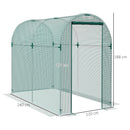 Outsunny Fruit Cage, Plant Protection Tent, Green