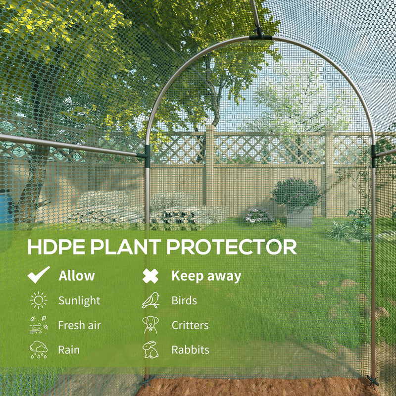 Outsunny Fruit Cage, Plant Protection Tent, Green