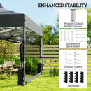 Outsunny 3 x 4.5 m Pop Up Gazebo with Mesh, Heavy Duty Party Tent Marquee