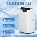 HOMCOM Portable Air Conditioner 14000 BTU, 4-in-1 Air Conditioning Unit