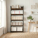 HOMCOM Anti-Slip Design 5-Tier Rustic Brown