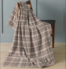 Tartan Check Printed Super Soft Flannel Throw - 120x150cm