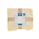 Lewis's Sherpa Fleece Lined Hooded Throw - Natural