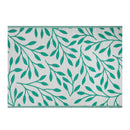 1.5m x 2.1m Green Leaves Large Outdoor Alfresco Patio Rug Mat