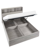 Bali Ottoman Storage 90cm Single Bed - Grey Oak