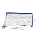 HOMCOM Football Goal Folding Outdoor With All Weather Net Teens Adults 6'x3'