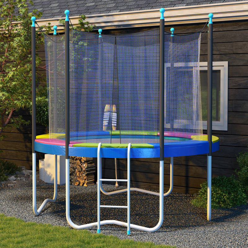 SPORTNOW 8FT Trampoline Pad Spring Cover, Waterproof