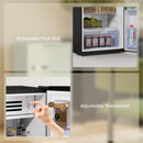 HOMCOM 85L Freestanding Under Counter Fridge with Chiller Box