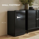 HOMCOM 85L Freestanding Under Counter Fridge with Chiller Box