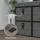 HOMCOM Shoe Bench With Seat, Shoe Storage Bench With Fabric Drawers