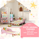 AIYAPLAY Toddler Bed, Cute Animal-Themed Kids Bed Frame, 143 x 77 x 60cm