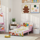 AIYAPLAY Toddler Bed, Cute Animal-Themed Kids Bed Frame, 143 x 77 x 60cm