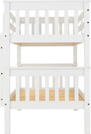 NEPTUNE 3' BUNK BED - WHITE