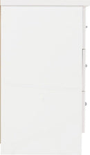 NEVADA 3 DRAWER CHEST - WHITE GLOSS