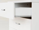NEVADA 3 DRAWER CHEST - WHITE GLOSS