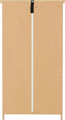 NEVADA 5 DRAWER NARROW CHEST - WHITE GLOSS