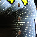 60cm Infinity Light up The Snowman Christmas Decoration with White LEDs on Wooden Base