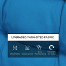 Outsunny 2pc Outdoor Seat Cushion with Backrest, Ties, for Garden