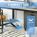 HOMCOM Portable Mini Stepper Step Machine for Home Gym Office Exercise