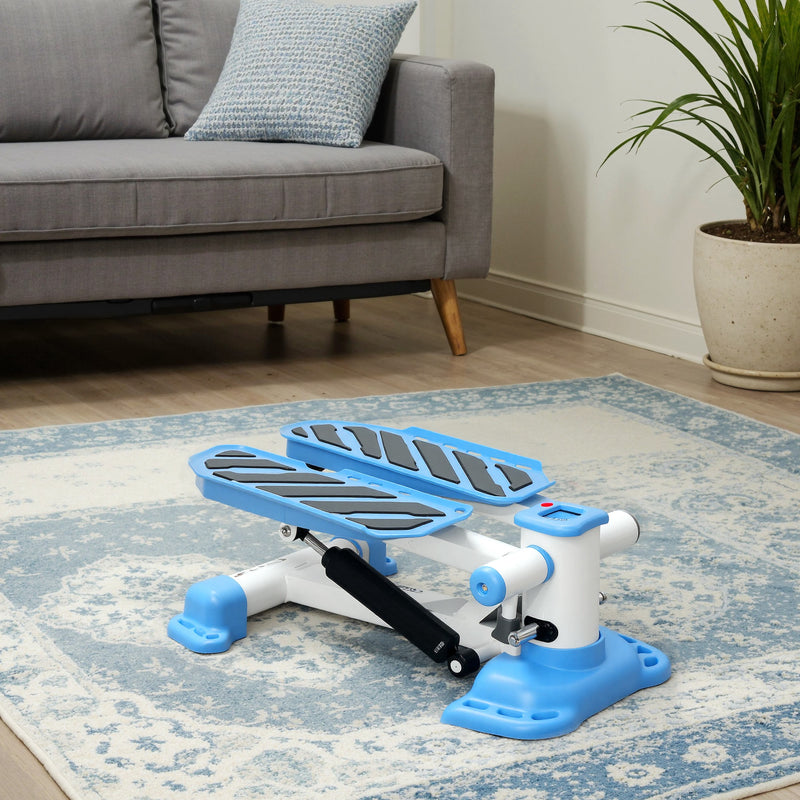 HOMCOM Portable Mini Stepper Step Machine for Home Gym Office Exercise