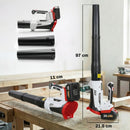Outsunny Leaf Blower Cordless With 4000mAh Battery & Charger