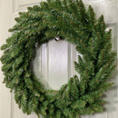 60cm Plain Green Christmas Wreath with 160 Bullet Tips