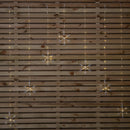 1.2m Battery Operated Snowflake Christmas Curtain Lights With 147 Warm White LEDs