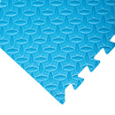 Samuel Alexander Blue EVA Foam Floor Mats 60x60cm Interlocking Gym & Play Mats, Non-Slip, Water Resistant