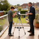 Outsunny Refractor Astronomy Telescope with Aperture, Carry Bag, White