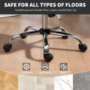 HOMCOM Modern Velvet Office Desk Chair For Bedroom, Living Room