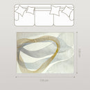 HOMCOM Machine Washable Rug, Allergy-Friendly Floor Carpet, Cream White