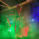 GIANT 8ft (240cm) Standing Indoor Outdoor Animatronic Halloween Skeleton Decoration