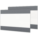 Outsunny 3x2m Side Panels With Large Window, For 3(m) Long Pergola