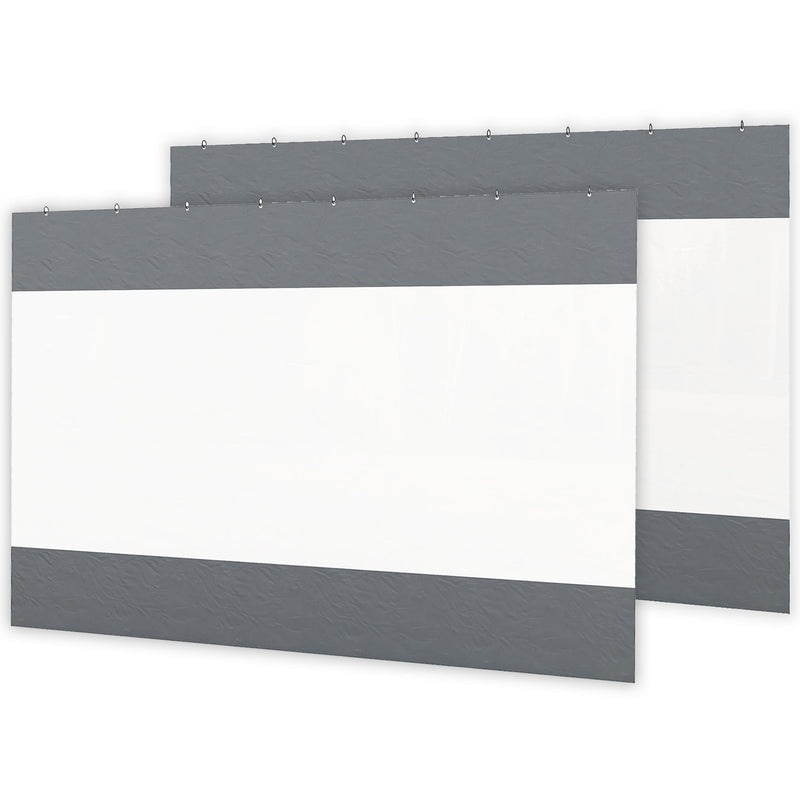 Outsunny 3x2m Side Panels with Large Window, for 3(m) Long Pergola
