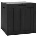 Outdoor Storage Box With Handles And Lockable Lid-Black