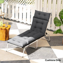 Outsunny Sun Lounger Cushion Only, Garden Lounge Chair Cushion