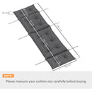 Outsunny Sun Lounger Cushion Only, Garden Lounge Chair Cushion