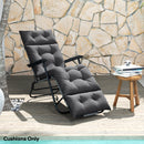 Outsunny Sun Lounger Cushion Only, Garden Lounge Chair Cushion