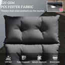 Outsunny Sun Lounger Cushion Only, Garden Lounge Chair Cushion