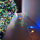 5m Battery Operated Christmas String Lights with 50 Multi-Coloured LEDs on Clear Cable