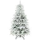 HOMCOM Artificial Christmas Tree Hinged Xmas Tree