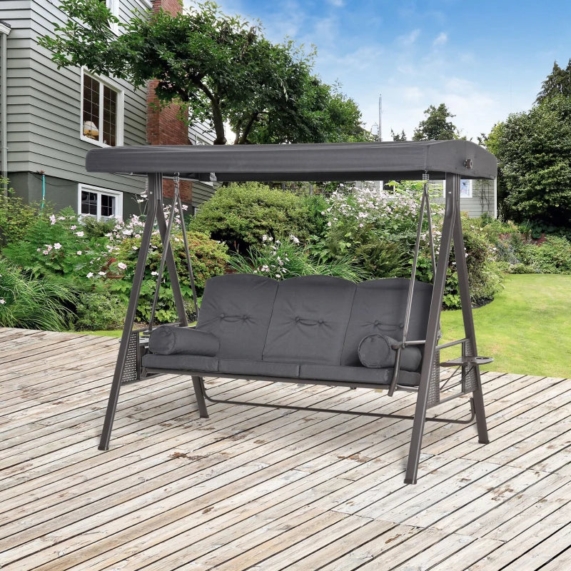 Grey swing seat hotsell