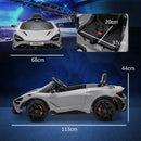 AIYAPLAY Orange McLaren 765LT Licensed 12V Kids Ride On Car W/ MP3 Music