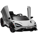 AIYAPLAY Orange McLaren 765LT Licensed 12V Kids Ride On Car W/ MP3 Music