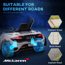 AIYAPLAY Orange McLaren 765LT Licensed 12V Kids Ride On Car W/ MP3 Music