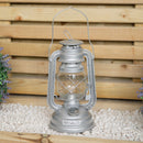 25cm/30cm Silver Paraffin Hurricane Lantern Camping Light