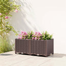 Outsunny Plastic Raised Garden Bed with Legs and Drainage Holes and Plugs