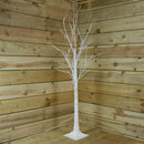 1.2m (4ft) Indoor Outdoor Christmas Lit Birch Tree with 48 Warm White LEDs